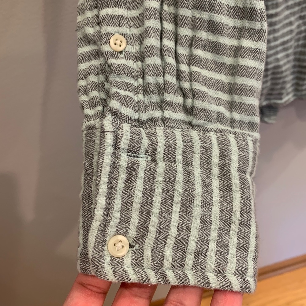 Striped, Collared Pull Over - Picture 3 of 6